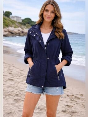 Lightweight Jacket Navy 
Year Round Summer Nights Classic
